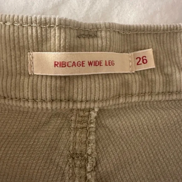 Stylish Tan Wide-Leg Pants size 26 - Picture 8 of 11